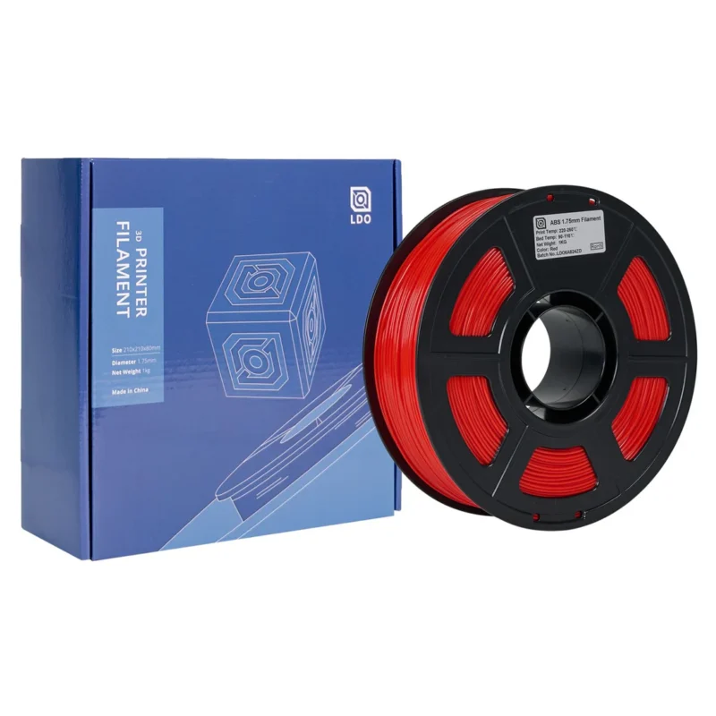 LDO ABS Filament (red, packaging)