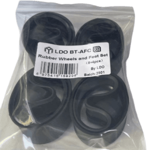 LDO Box Turtle AFC: Rubber Wheels and Feet Set