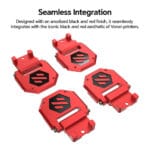 Chaoticlab CNC Door Mounting Kit for Voron 2.4 (red) 3