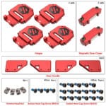 Chaoticlab CNC Door Mounting Kit for Voron 2.4 (red) 5