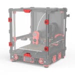 Chaoticlab CNC Door Mounting Kit for Voron 2.4 (red) 9